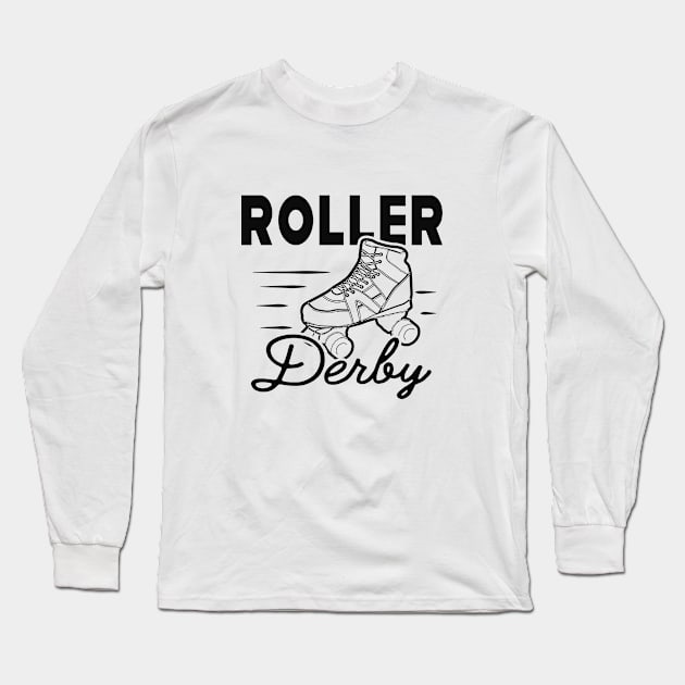 Roller Derby Long Sleeve T-Shirt by KC Happy Shop